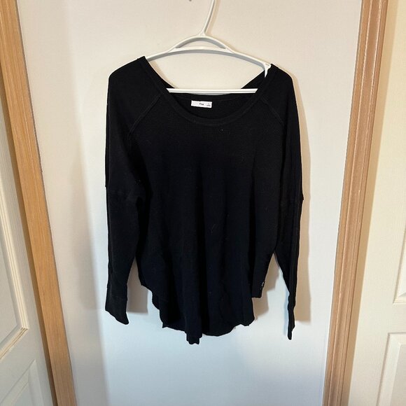 Black waffle long sleeve - Picture 1 of 2